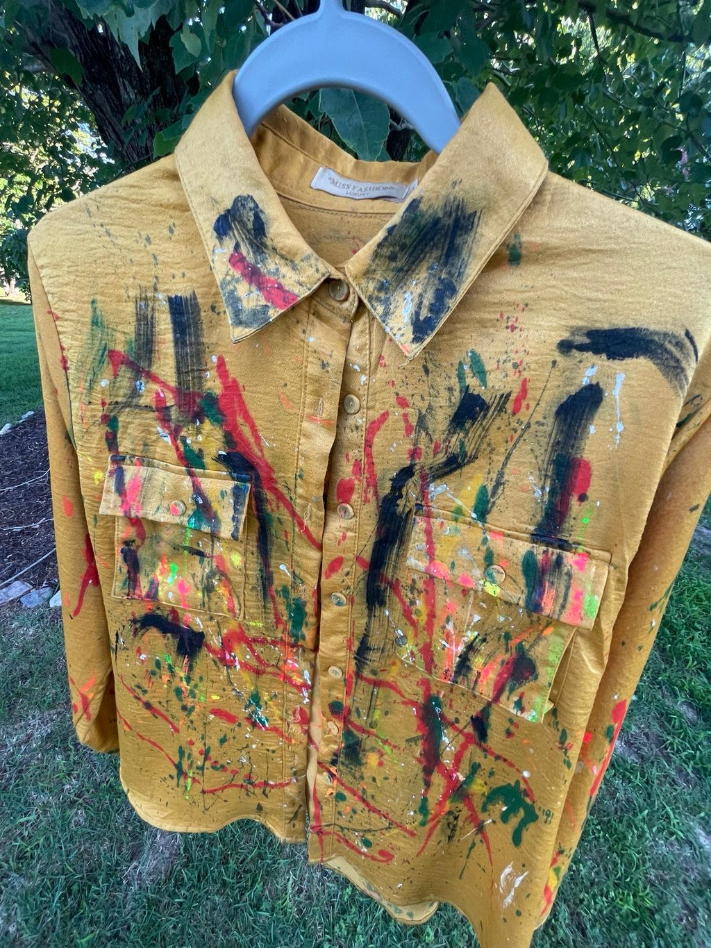 yellow long sleeve