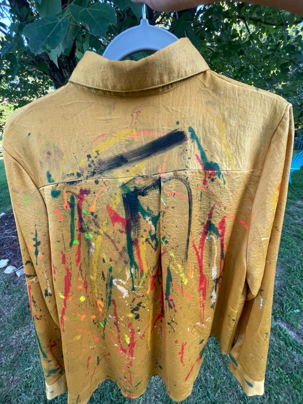 yellow long sleeve