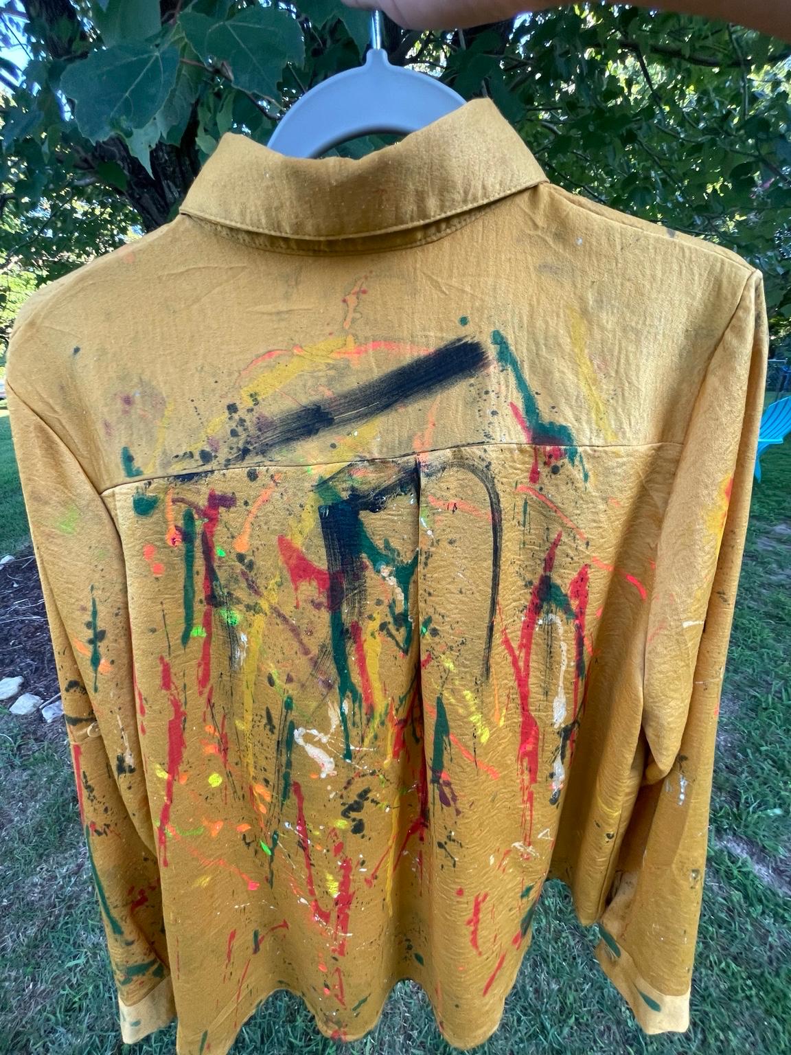 yellow long sleeve